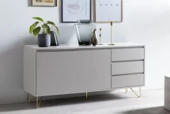 Dressoirs^Huisenthuis Dressoir Lucy 150 cm Wit