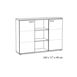 Kantoorkasten^Huisenthuis Dressoir Newton