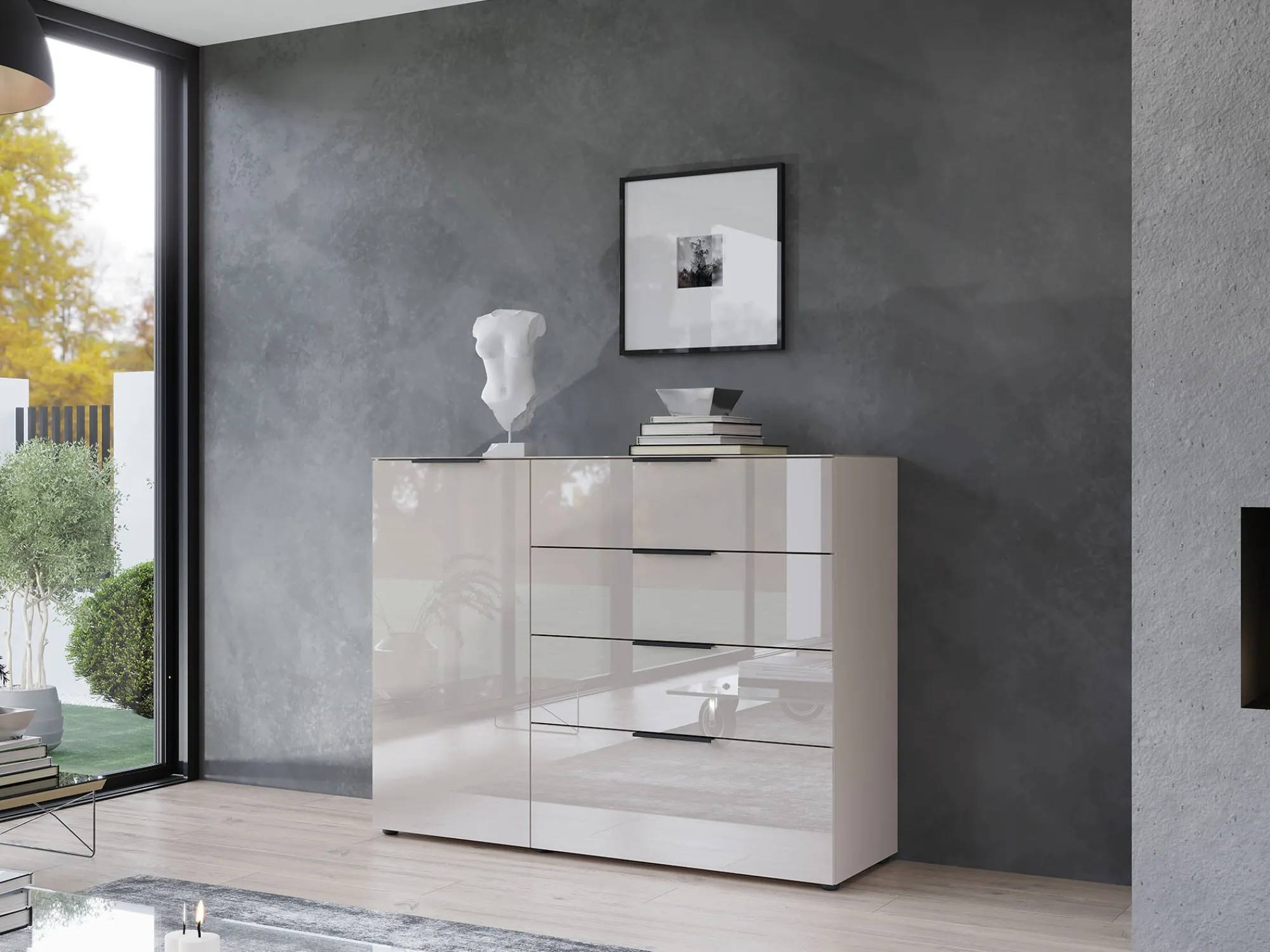 Dressoirs^Huisenthuis Dressoir Siena Kasjmier 134 cm