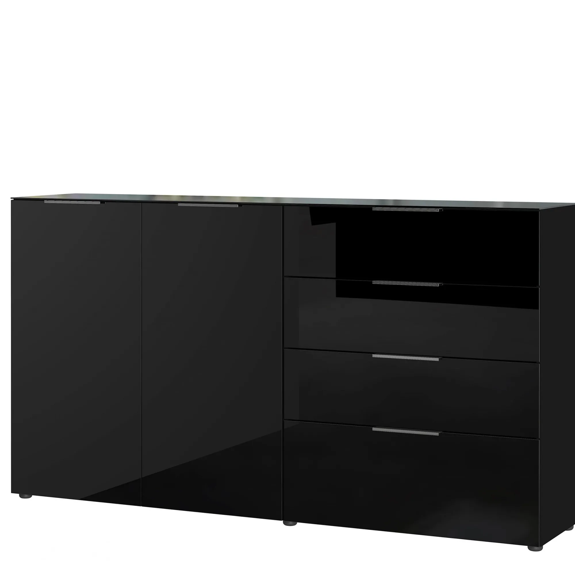 Dressoirs^Huisenthuis Dressoir Sirmione Large Zwart