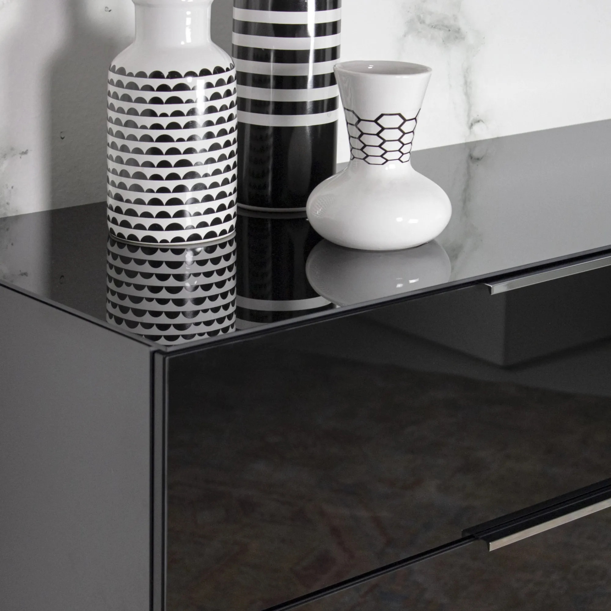 Dressoirs^Huisenthuis Dressoir Sirmione Large Zwart