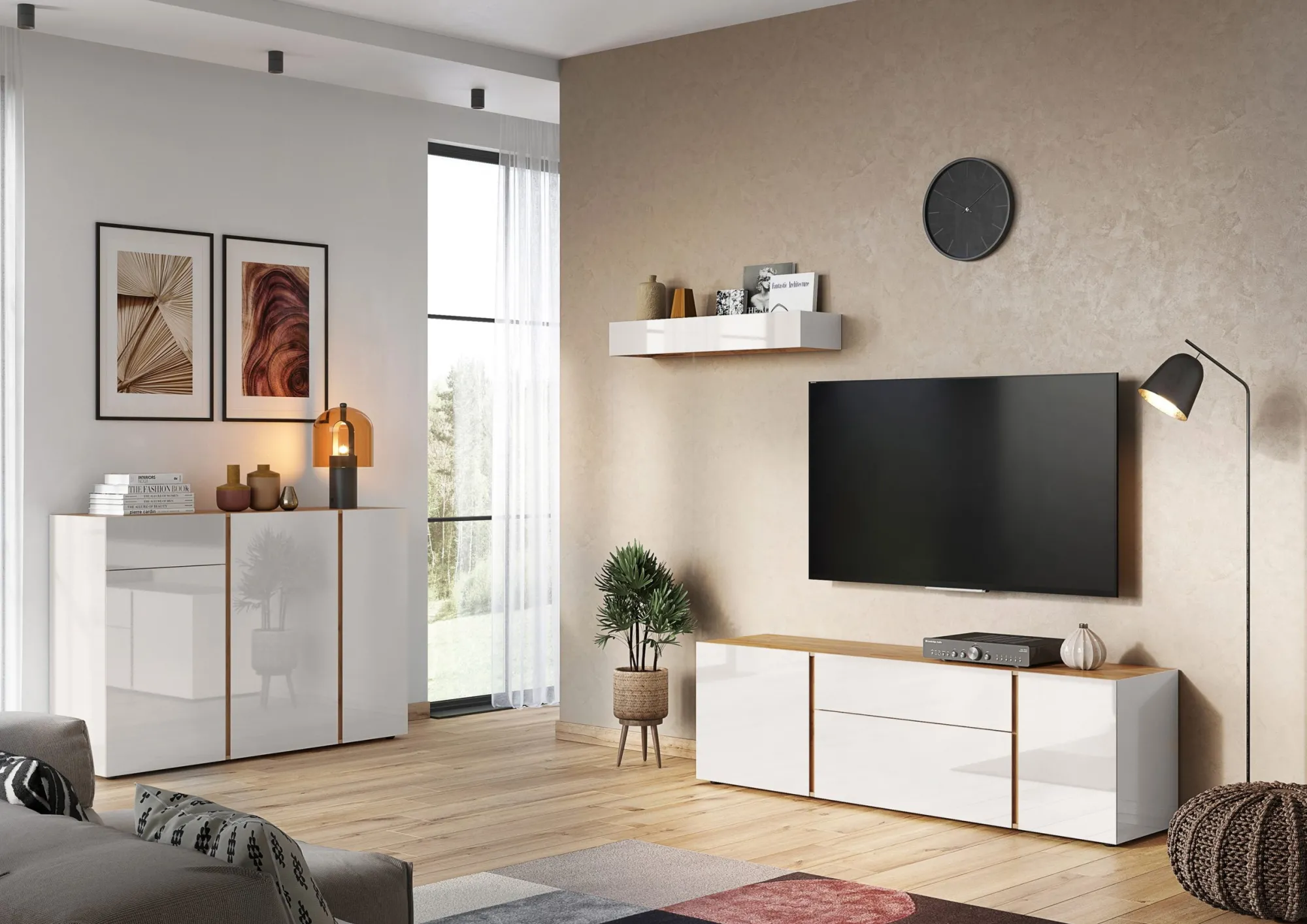 Dressoirs^Huisenthuis Dressoir Taranto Beige