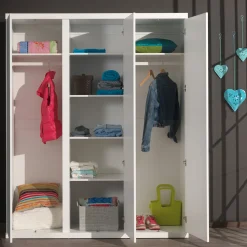 Kinderkamerkasten|Kledingkasten^Huisenthuis Driedeurskast Daniel