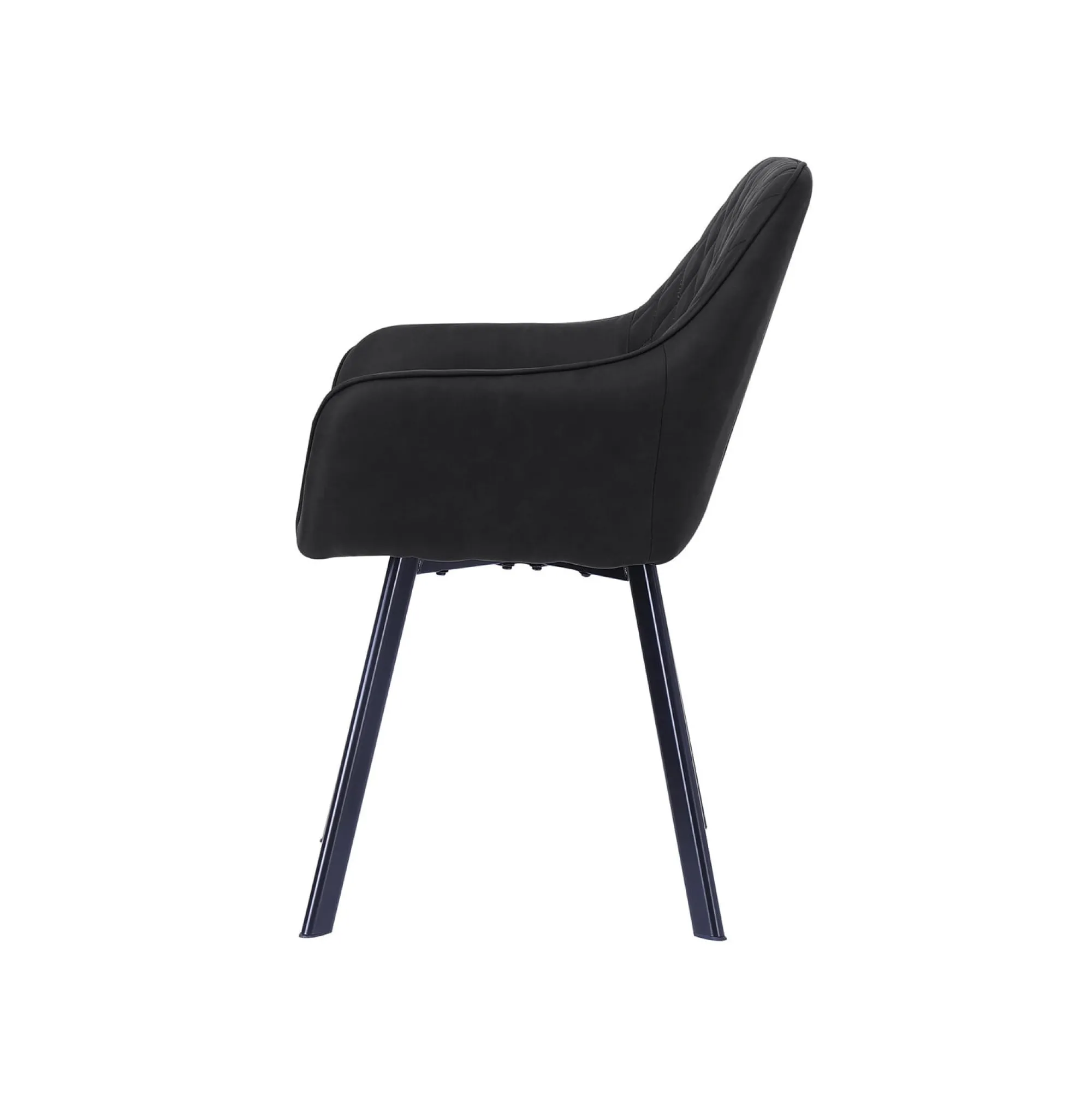 Eetkamerstoelen^Huisenthuis Eetkamerstoel Silves – Set van 2 Antraciet