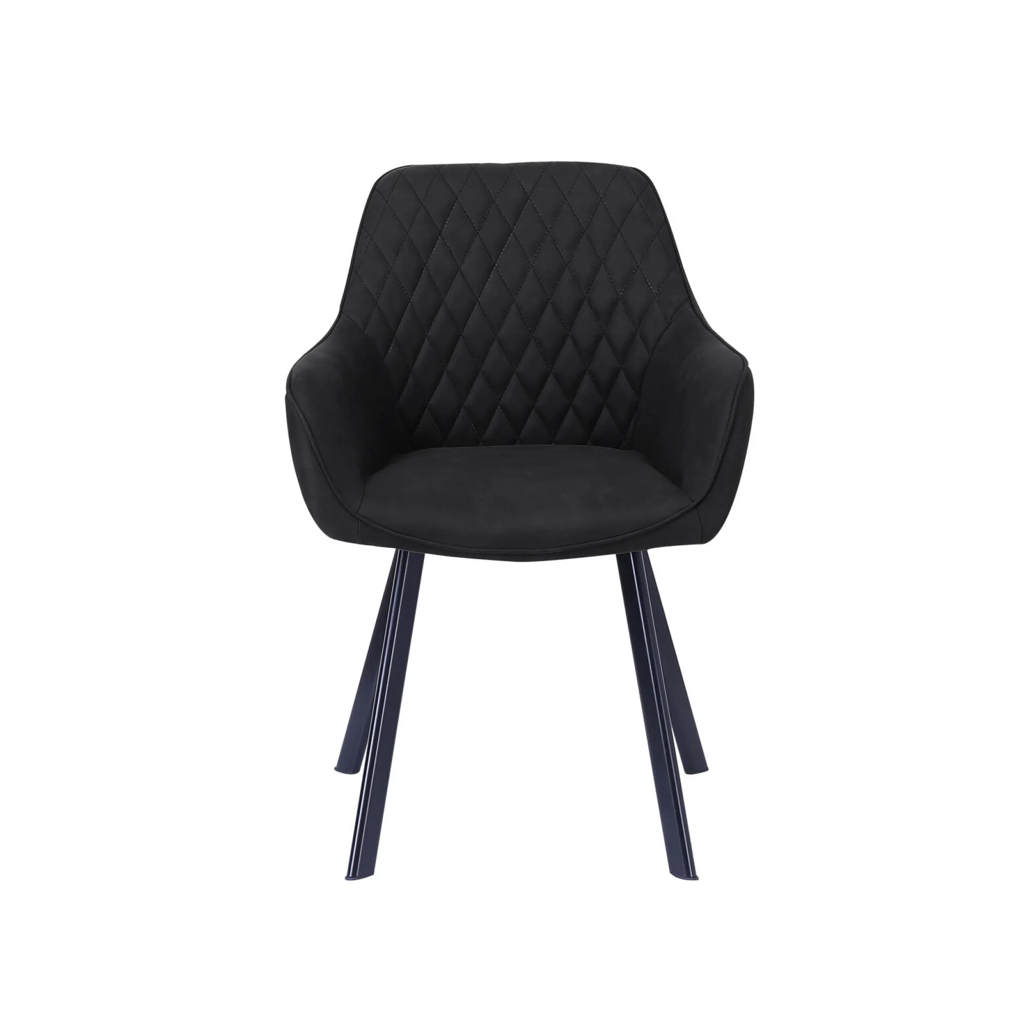 Eetkamerstoelen^Huisenthuis Eetkamerstoel Silves – Set van 2 Antraciet