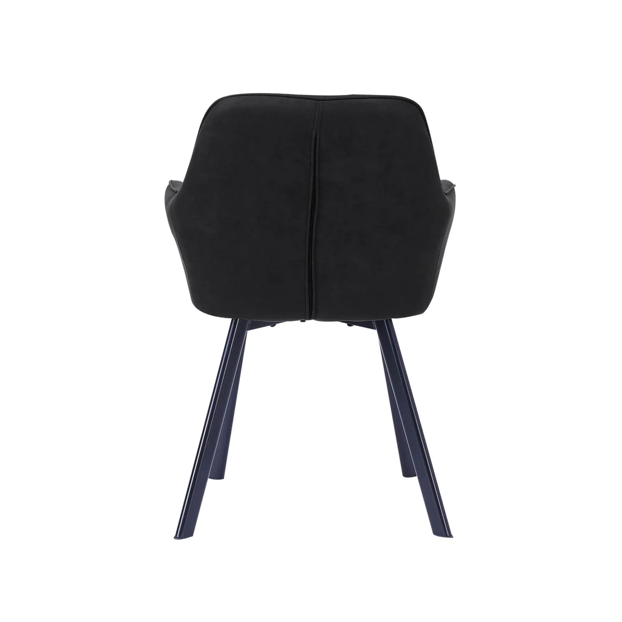 Eetkamerstoelen^Huisenthuis Eetkamerstoel Silves – Set van 2 Antraciet