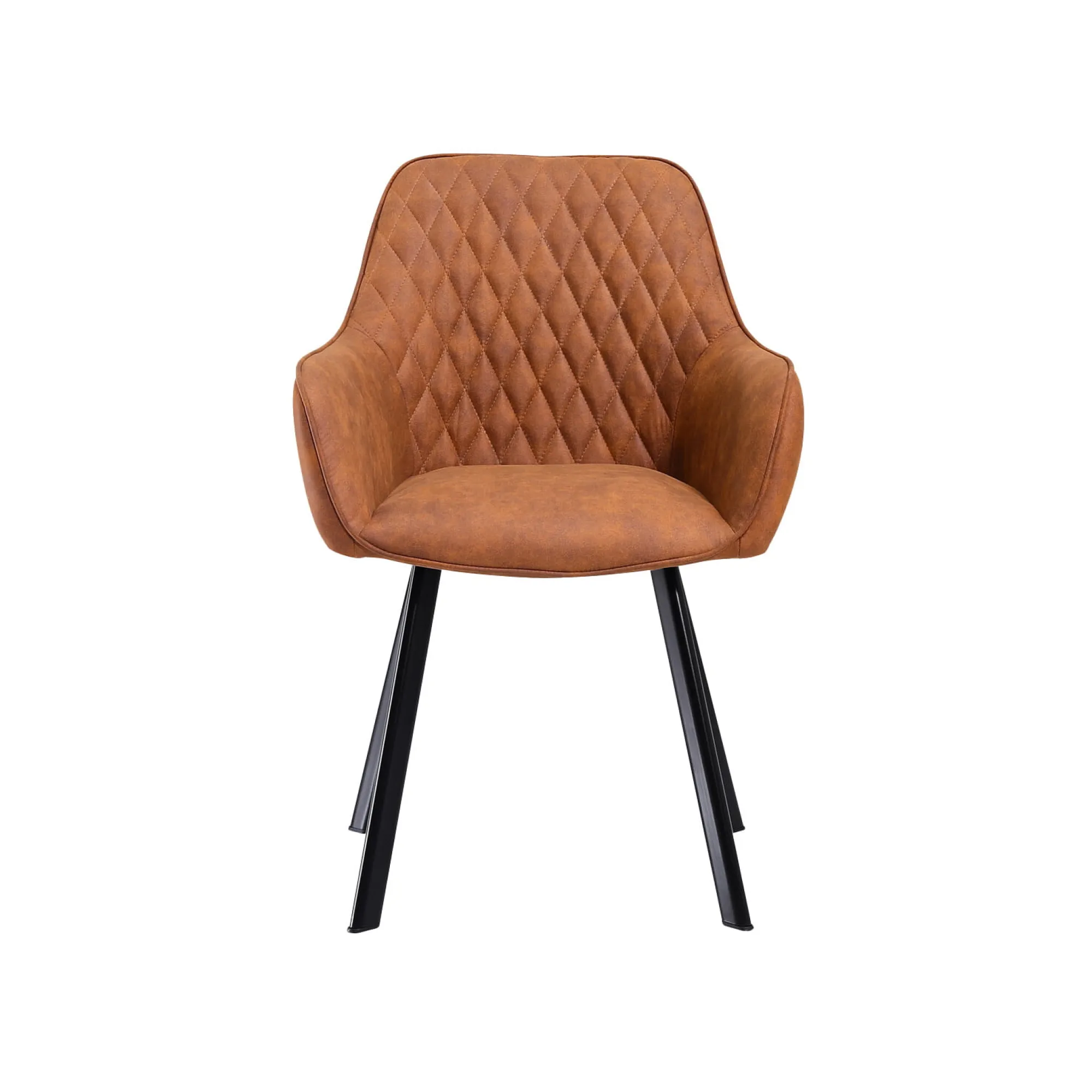Eetkamerstoelen^Huisenthuis Eetkamerstoel Silves – Set van 2 Bruin