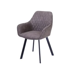 Eetkamerstoelen^Huisenthuis Eetkamerstoel Silves – Set van 2 Taupe
