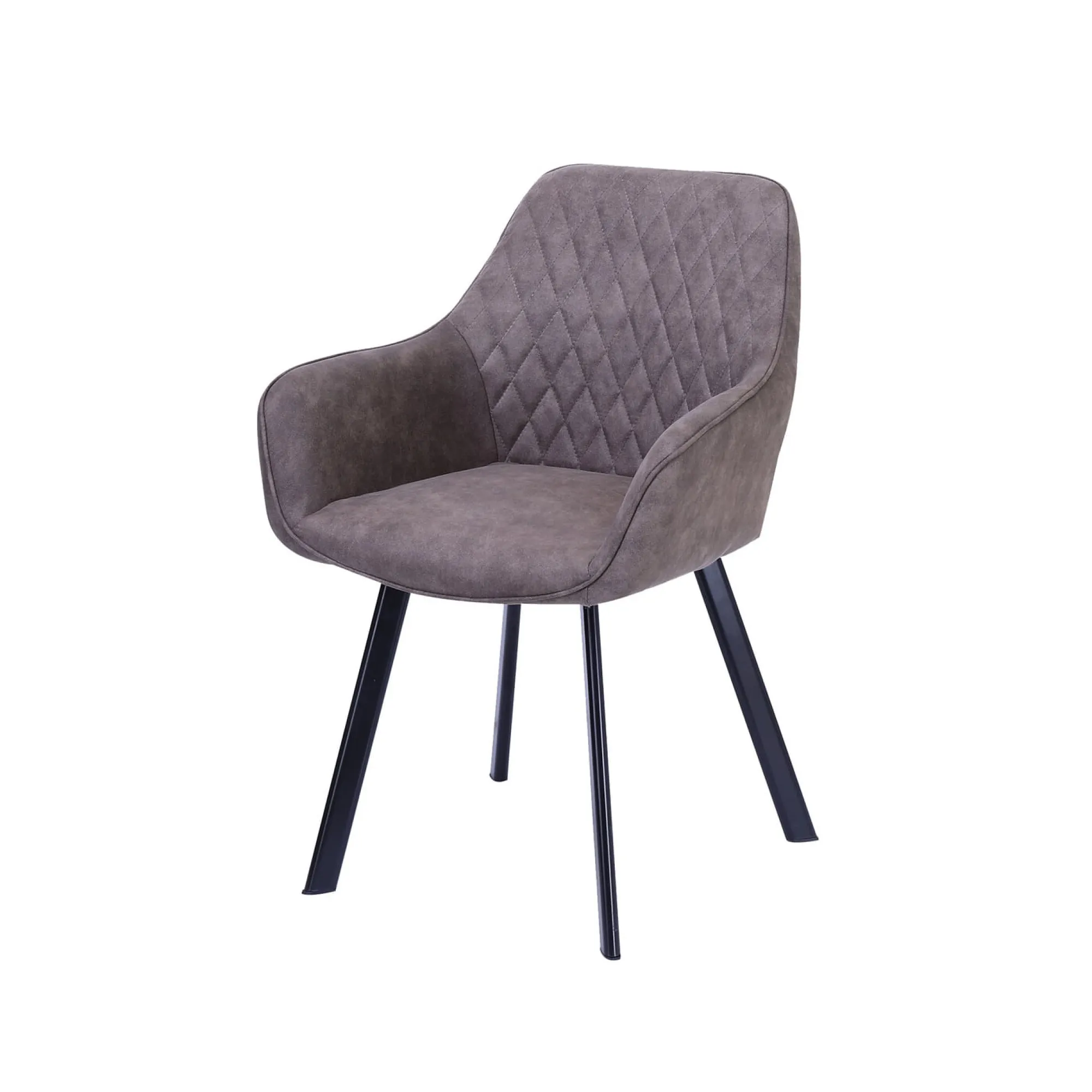 Eetkamerstoelen^Huisenthuis Eetkamerstoel Silves – Set van 2 Taupe