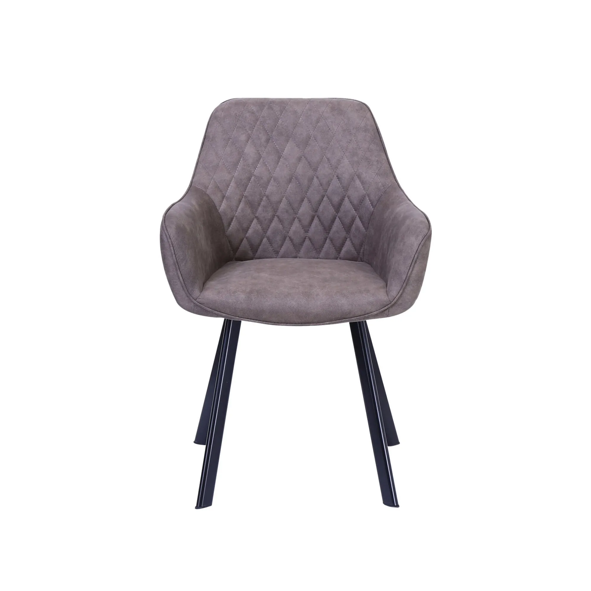 Eetkamerstoelen^Huisenthuis Eetkamerstoel Silves – Set van 2 Taupe