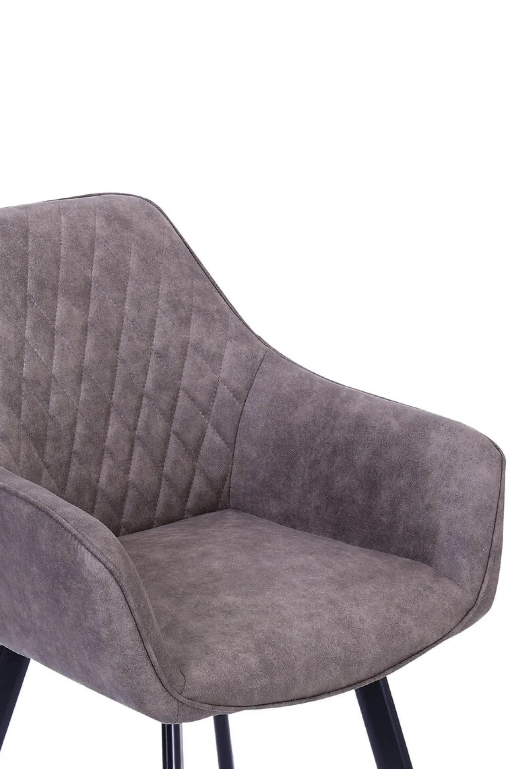Eetkamerstoelen^Huisenthuis Eetkamerstoel Silves – Set van 2 Taupe