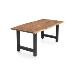 Eetkamertafels^Huisenthuis Eetkamertafel Benno 220cm Acacia