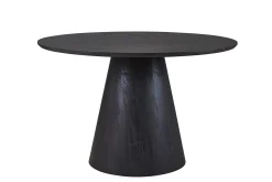 Eetkamertafels^Huisenthuis Eetkamertafel Bernou Donkerbruin Rond 120 cm
