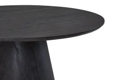 Eetkamertafels^Huisenthuis Eetkamertafel Bernou Donkerbruin Rond 120 cm