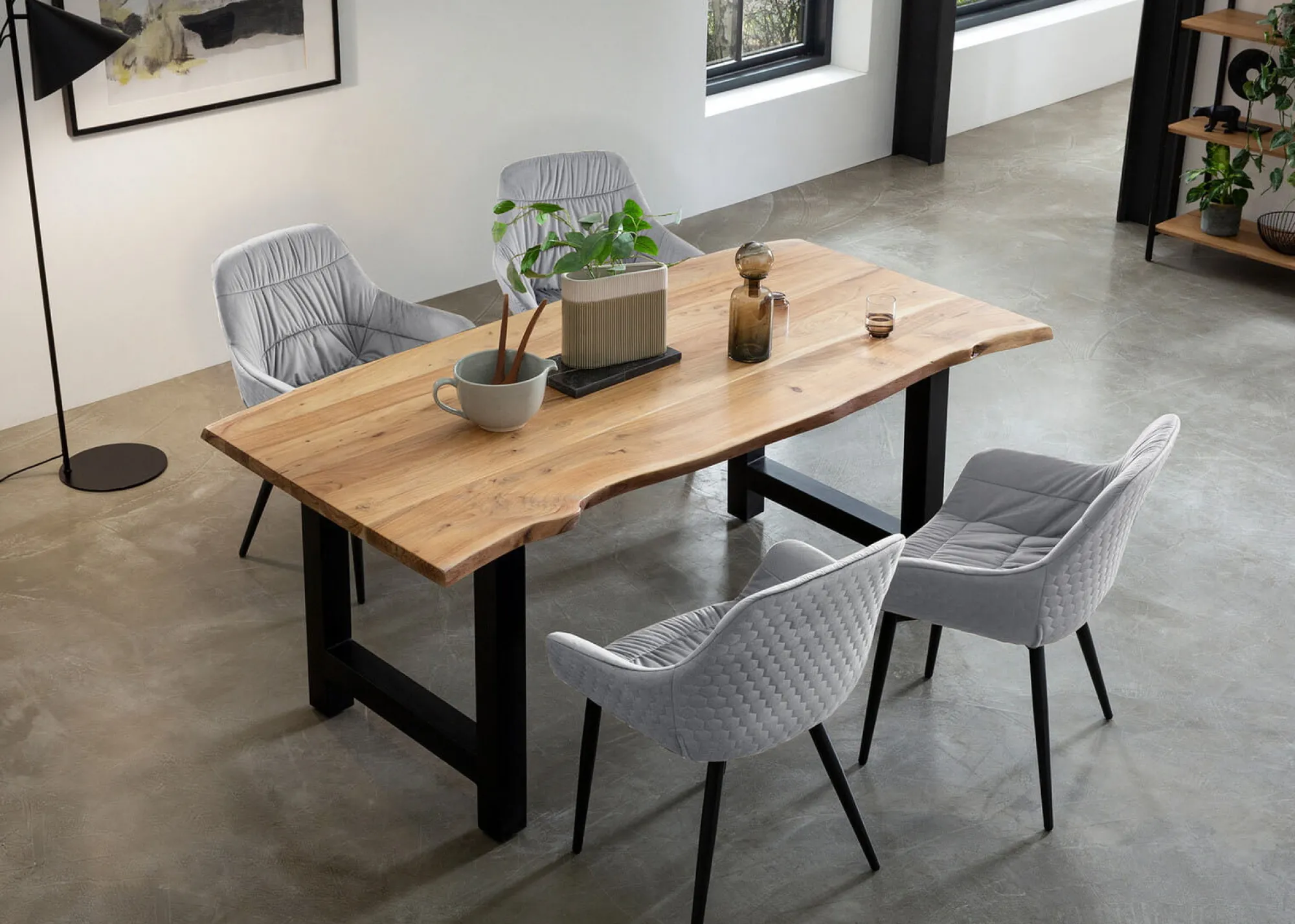 Eetkamertafels^Huisenthuis Eetkamertafel Diego Acacia 180x90cm