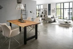 Eetkamertafels^Huisenthuis Eetkamertafel Diego Acacia 160x85cm