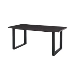 Eetkamertafels^Huisenthuis Eetkamertafel Eugene Donkerbruin 180cm