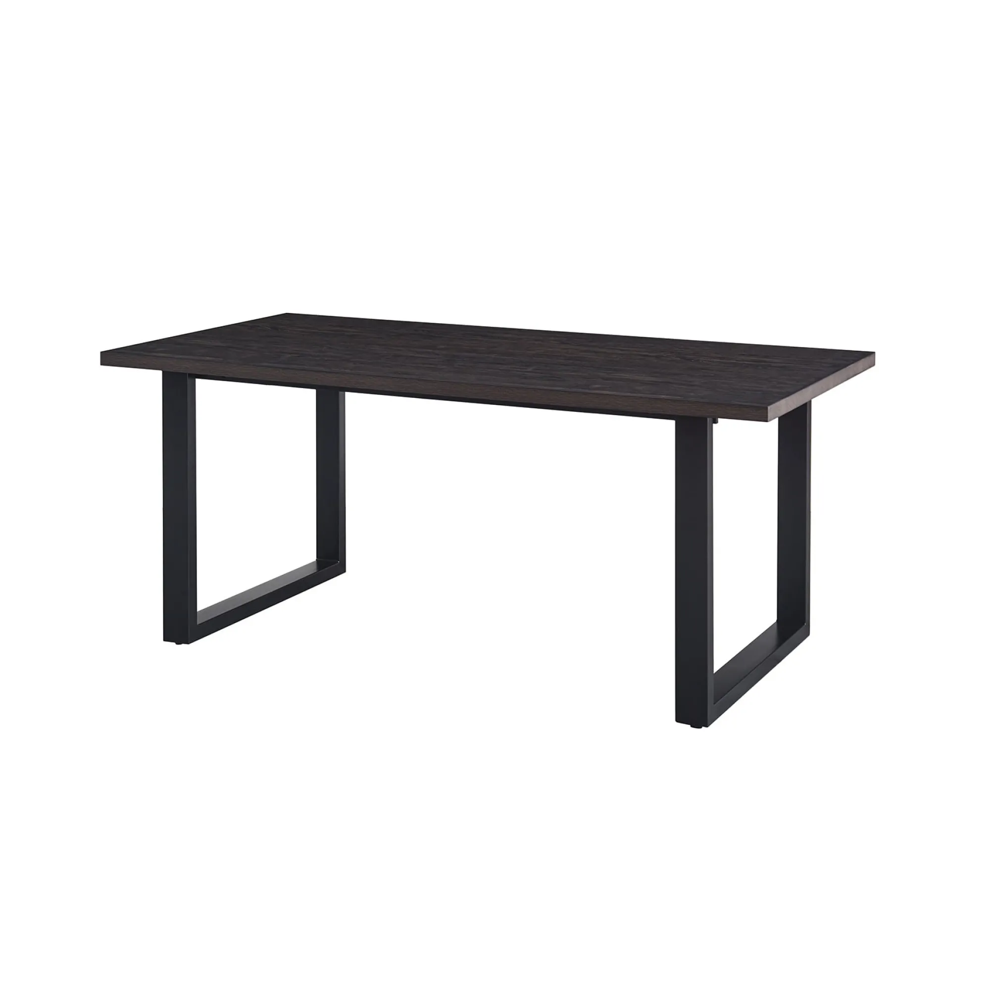 Eetkamertafels^Huisenthuis Eetkamertafel Eugene Donkerbruin 180cm