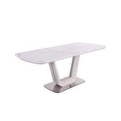 Eetkamertafels^Huisenthuis Eetkamertafel Faith Wit