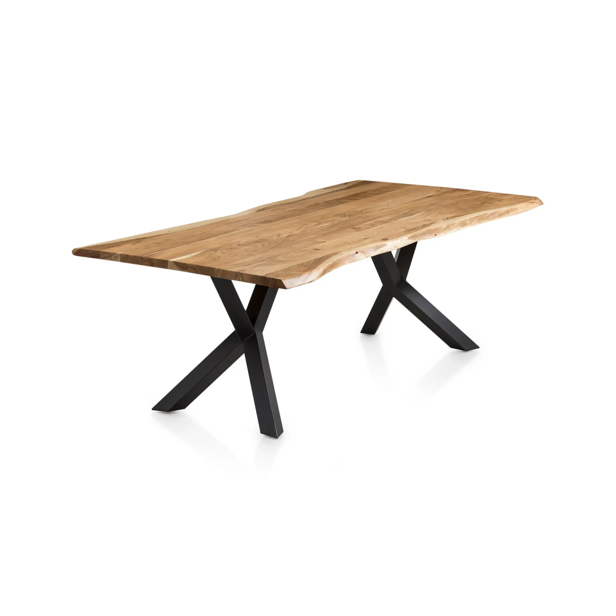 Eetkamertafels^Huisenthuis Eetkamertafel Guido 220cm Acacia