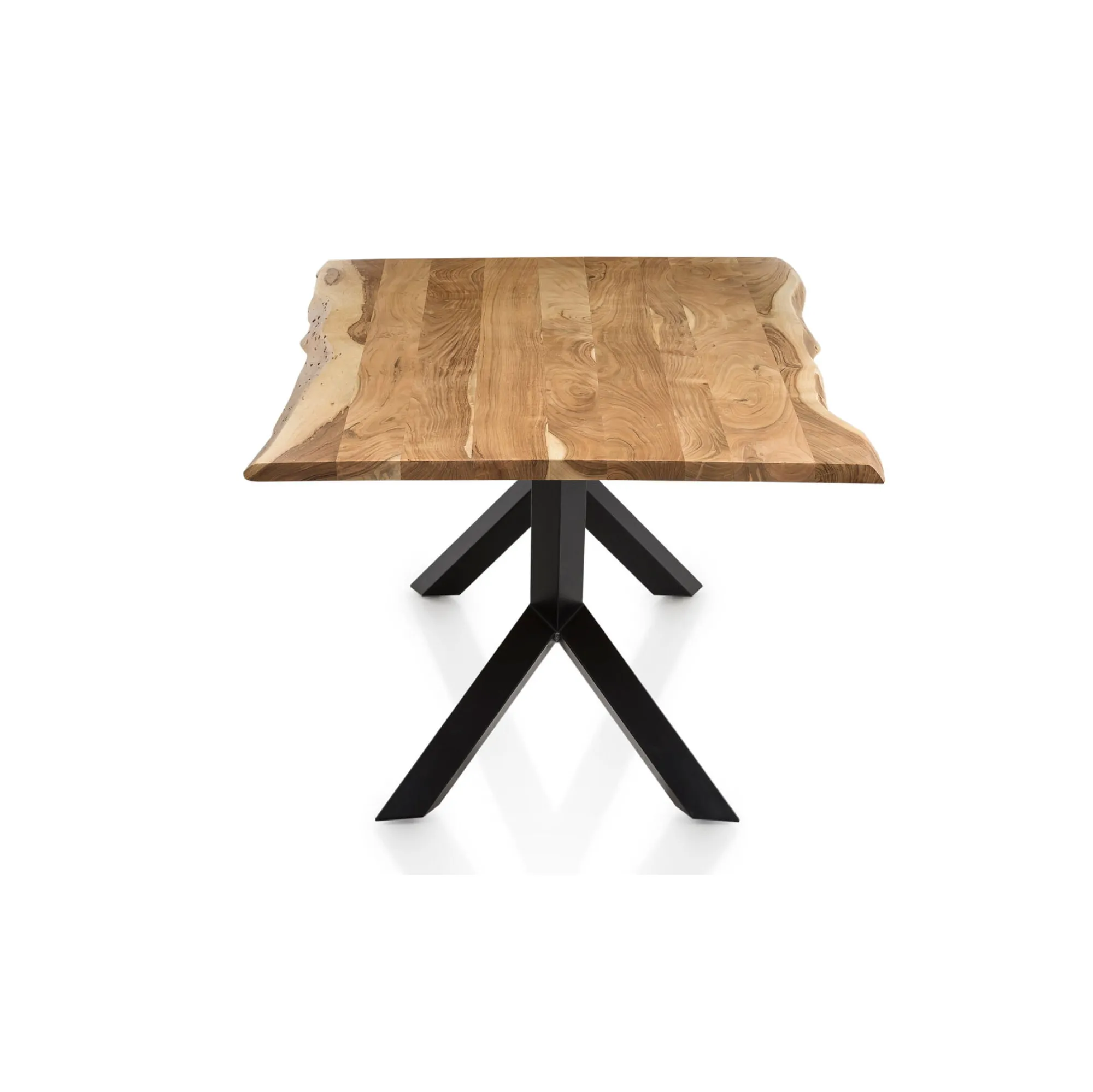 Eetkamertafels^Huisenthuis Eetkamertafel Guido 220cm Acacia
