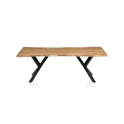 Eetkamertafels^Huisenthuis Eetkamertafel Guido 240cm Acacia