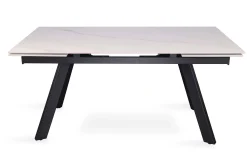 Eetkamertafels^Huisenthuis Eetkamertafel Jef Wit 160-240 cm