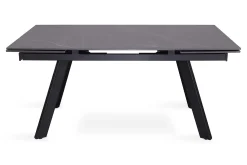 Eetkamertafels^Huisenthuis Eetkamertafel Jef Zwart 160-240 cm
