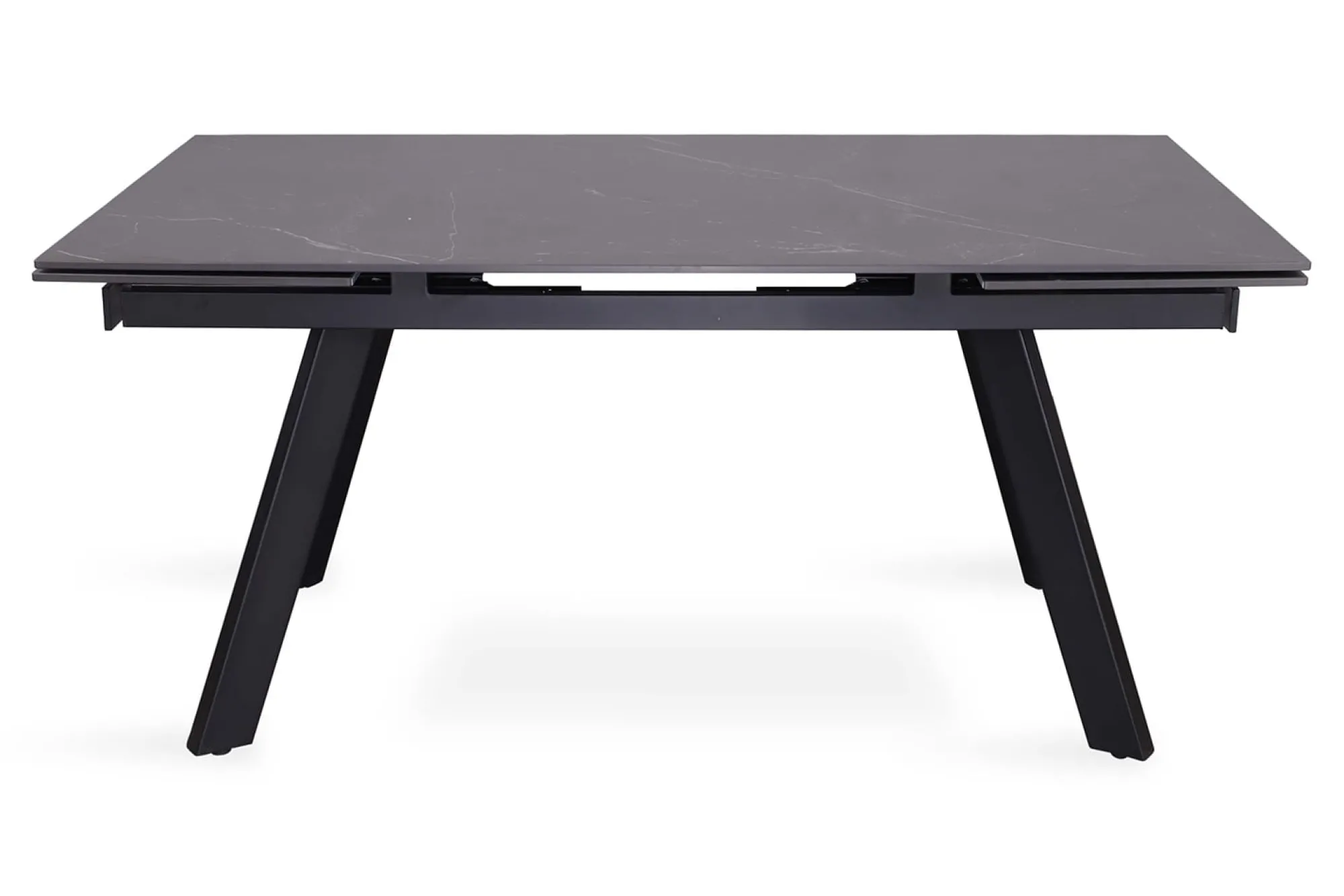 Eetkamertafels^Huisenthuis Eetkamertafel Jef Zwart 160-240 cm