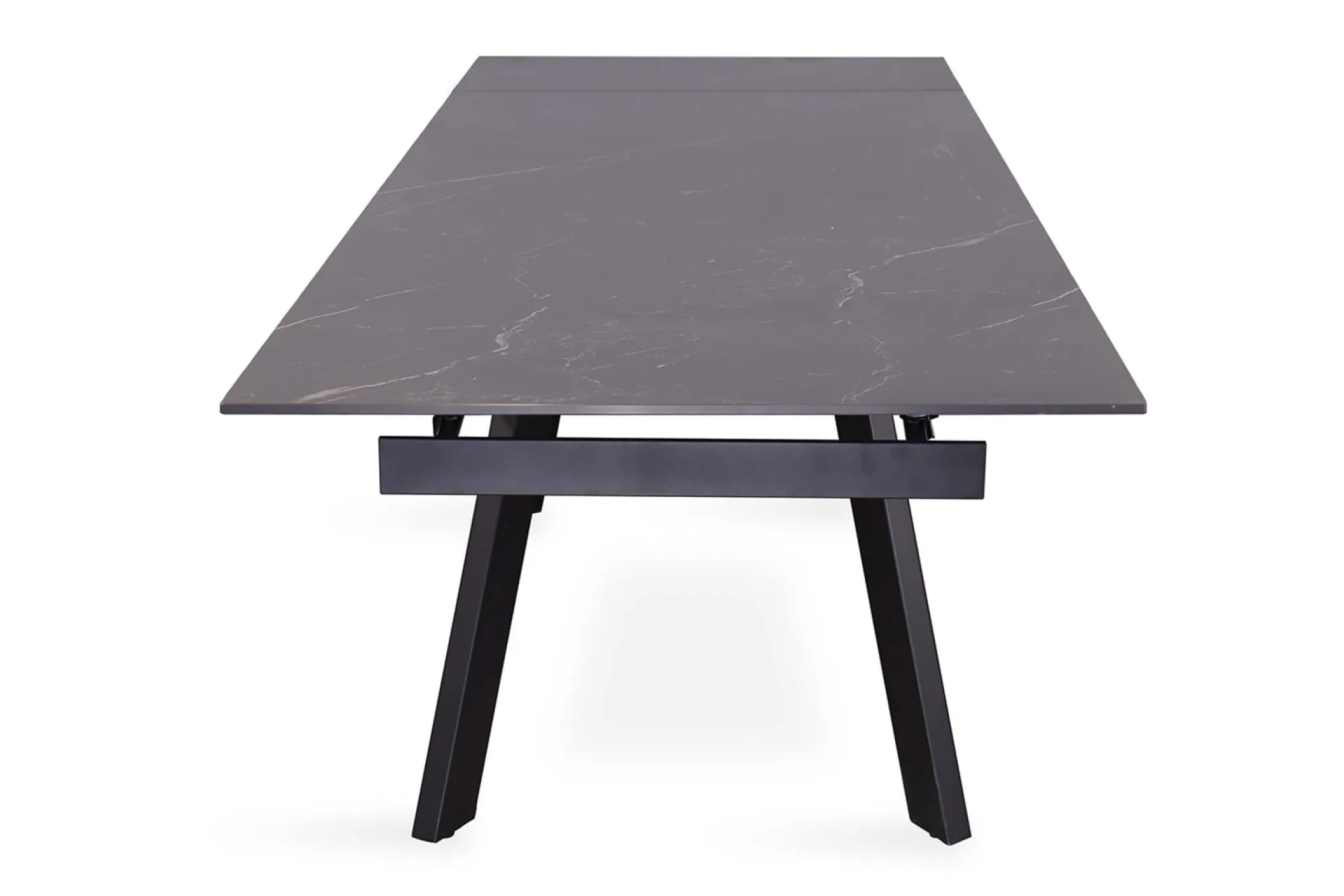 Eetkamertafels^Huisenthuis Eetkamertafel Jef Zwart 160-240 cm
