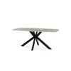 Eetkamertafels^Huisenthuis Eetkamertafel Jody Beige 180 cm