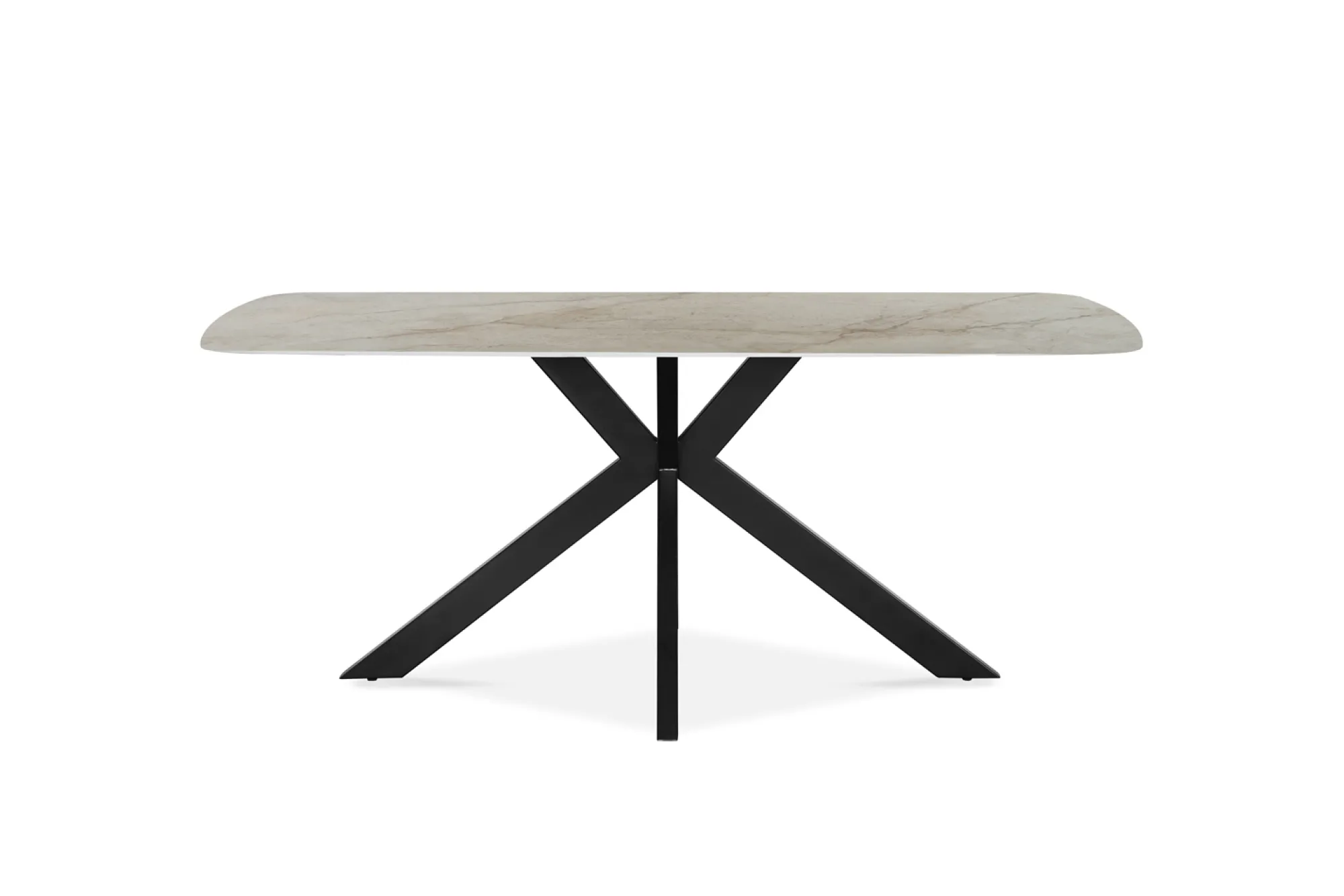 Eetkamertafels^Huisenthuis Eetkamertafel Jody Beige 180 cm