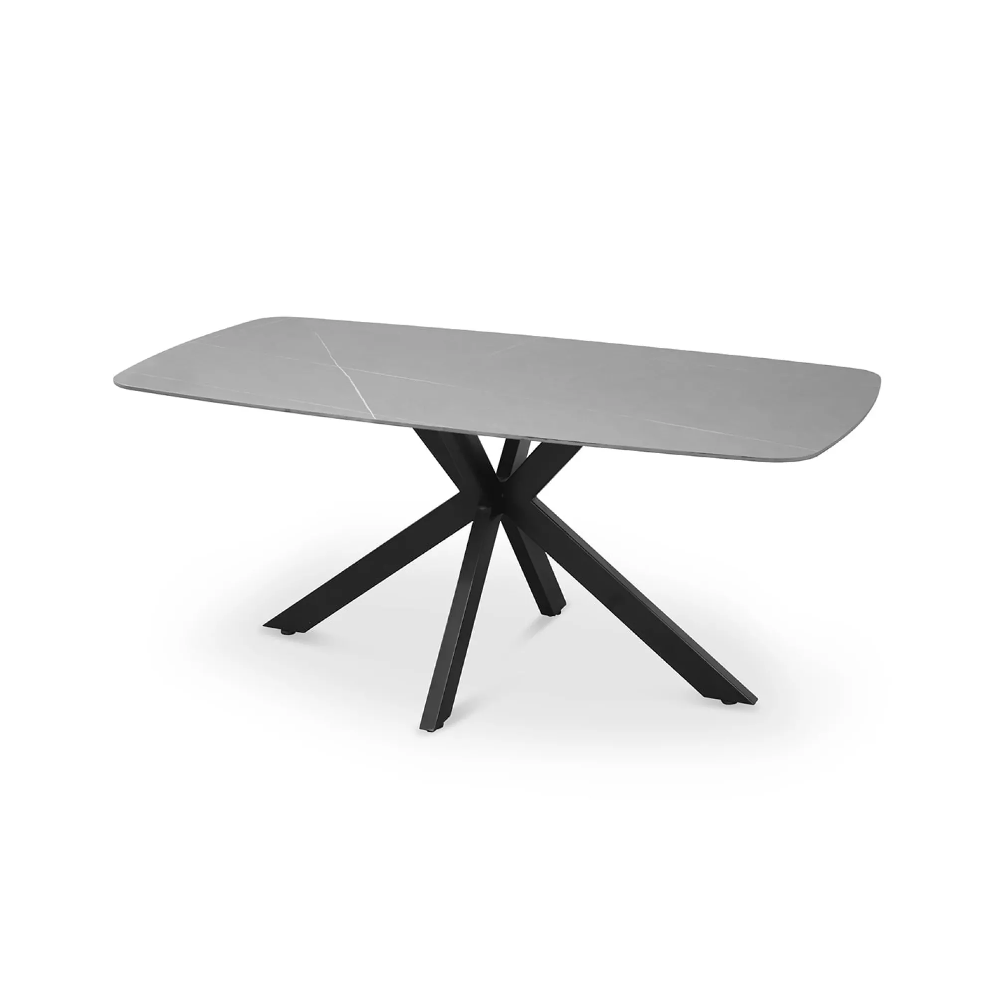 Eetkamertafels^Huisenthuis Eetkamertafel Jody 180 cm Grijs