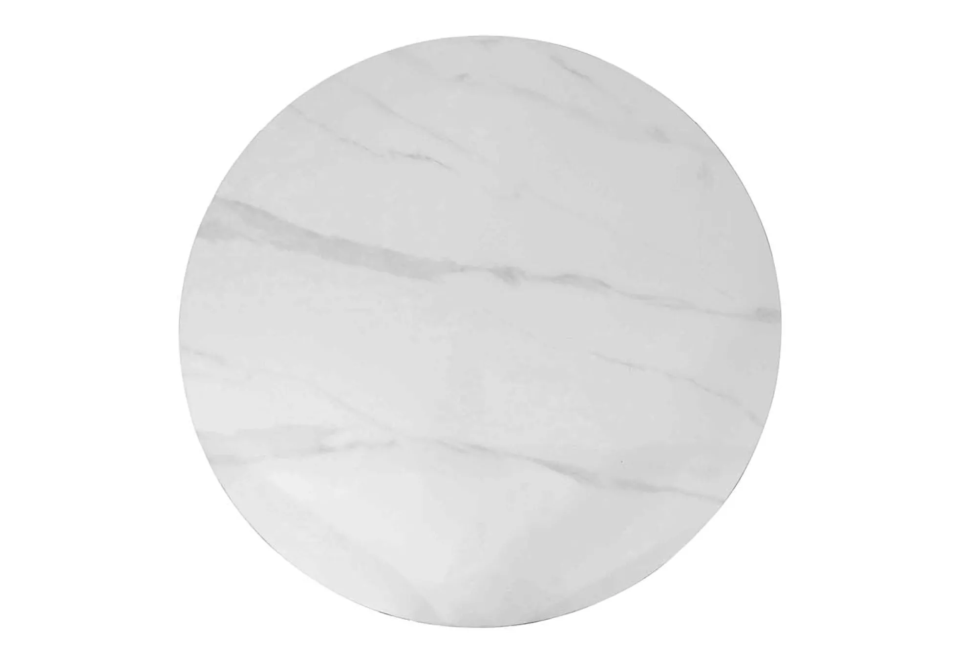 Eetkamertafels^Huisenthuis Eetkamertafel Jody Wit Glans Rond 110 cm