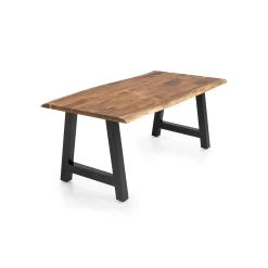 Eetkamertafels^Huisenthuis Eetkamertafel Joep Acacia 200x100cm