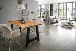Eetkamertafels^Huisenthuis Eetkamertafel Joep Acacia 200x100cm