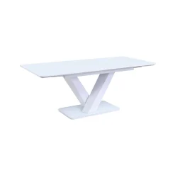 Eetkamertafels^Huisenthuis Eetkamertafel Layla Wit