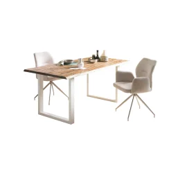 Eetkamertafels^Huisenthuis Eetkamertafel Manuel Acacia 180x80cm