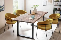 Eetkamertafels^Huisenthuis Eetkamertafel Mats Acacia 160x80cm