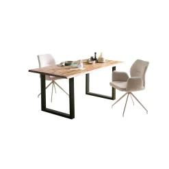 Eetkamertafels^Huisenthuis Eetkamertafel Mats Acacia 140x80cm