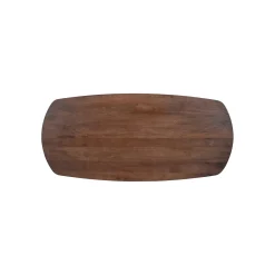 Eetkamertafels^Huisenthuis Eetkamertafel Monaco Ovaal 220 cm Bruin