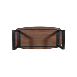 Eetkamertafels^Huisenthuis Eetkamertafel Monaco Ovaal 220 cm Bruin