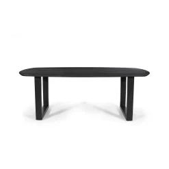 Eetkamertafels^Huisenthuis Eetkamertafel Monaco Ovaal 220 cm Zwart