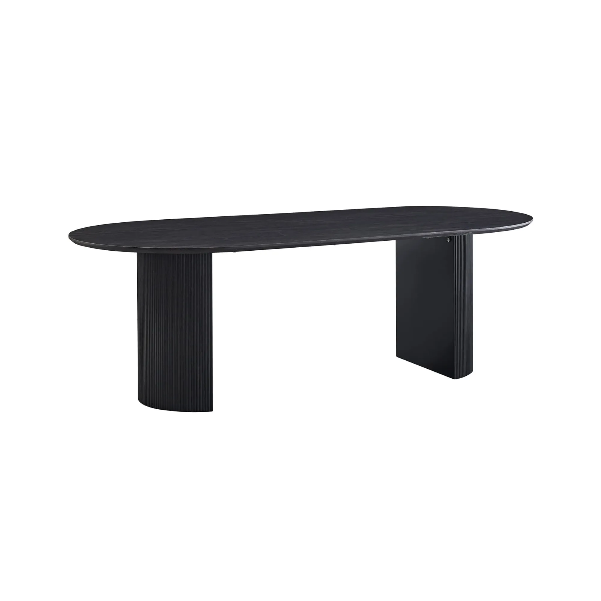Eetkamertafels^Huisenthuis Eetkamertafel Odile 230cm Ovaal Donkerbruin