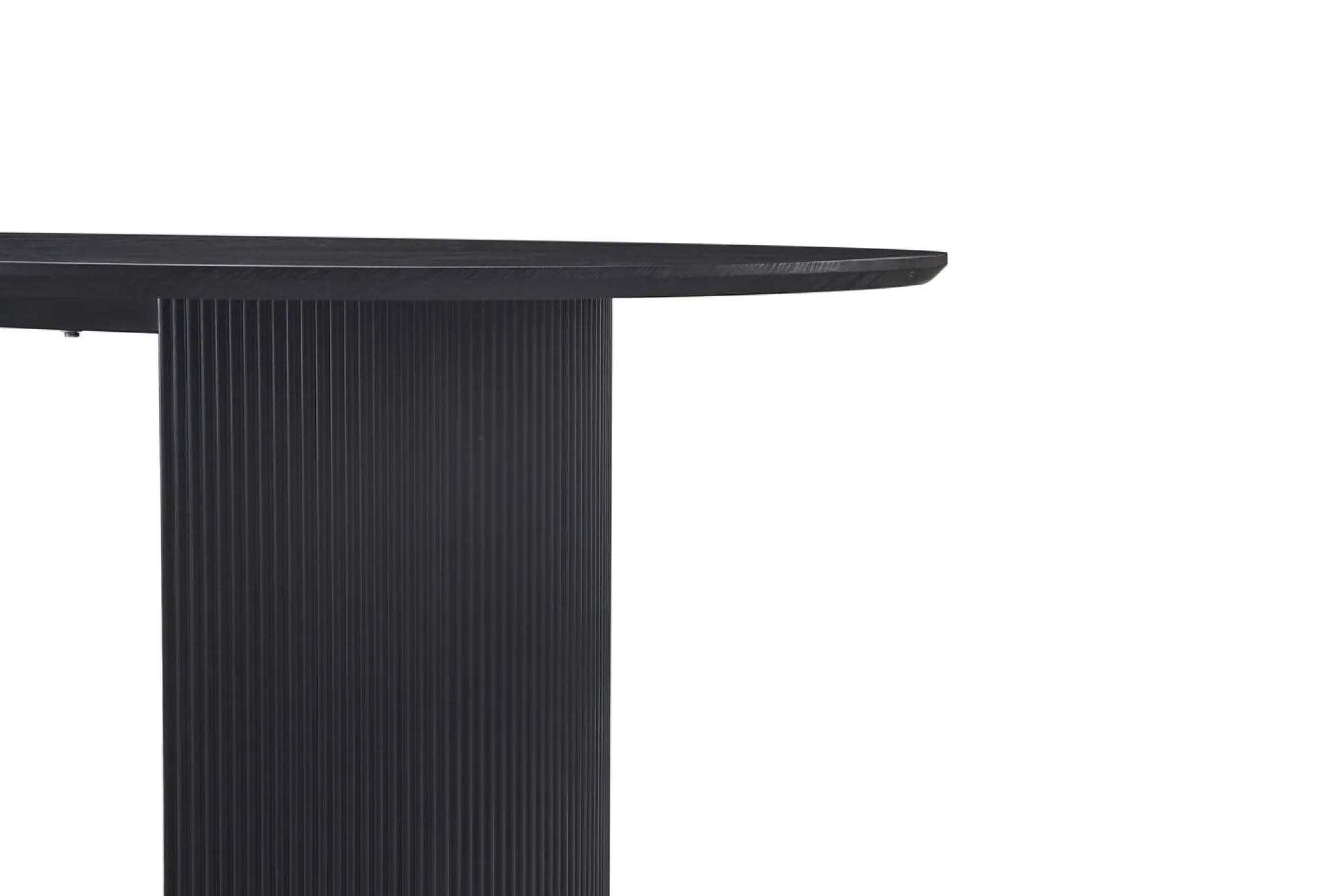 Eetkamertafels^Huisenthuis Eetkamertafel Odile 230cm Ovaal Donkerbruin