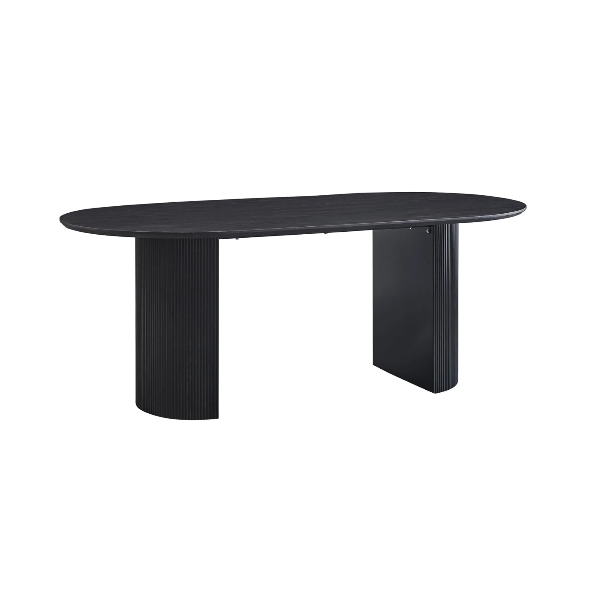 Eetkamertafels^Huisenthuis Eetkamertafel Odile 200cm Ovaal Donkerbruin