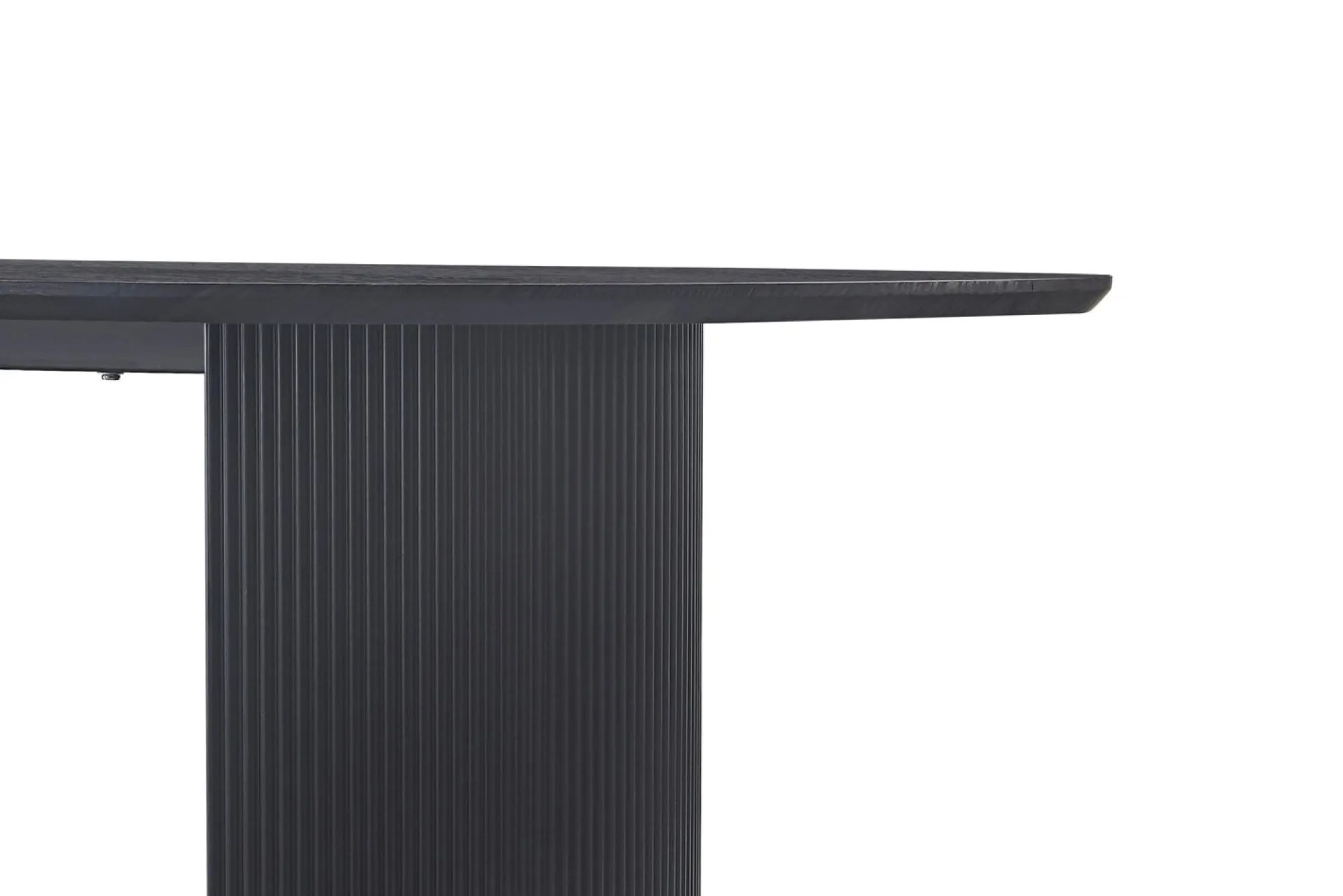 Eetkamertafels^Huisenthuis Eetkamertafel Odile 200cm Ovaal Donkerbruin