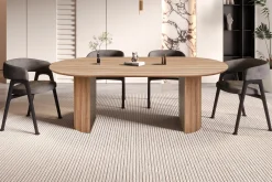 Eetkamertafels^Huisenthuis Eetkamertafel Odile Oudeiken 220cm Ovaal