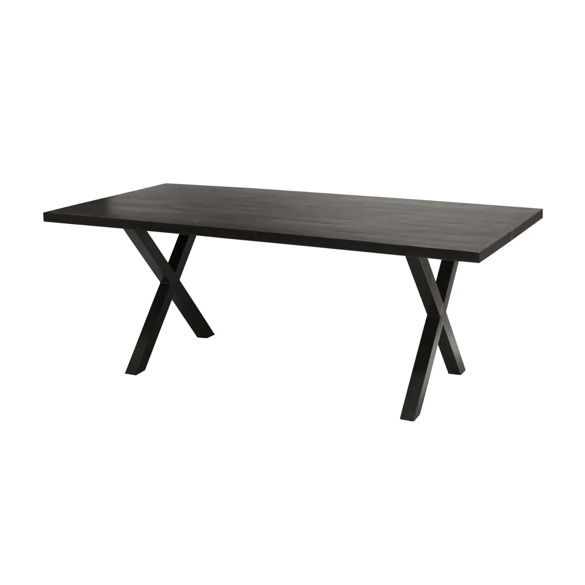Eetkamertafels^Huisenthuis Eetkamertafel Raegan Magnolia Zwart 200 cm