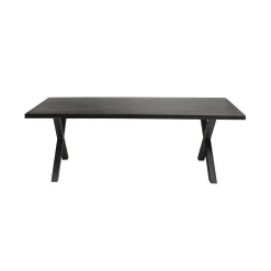 Eetkamertafels^Huisenthuis Eetkamertafel Raegan Magnolia Zwart 200 cm